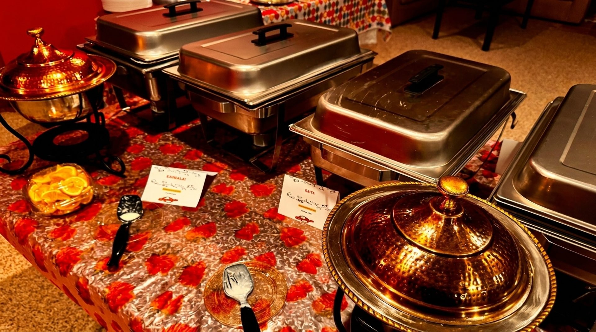 Buffet at both locations