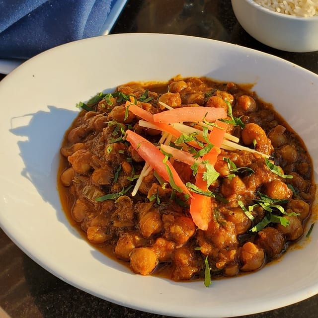 Chana Masala (Garbanzo Beans).