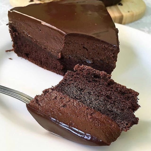 Chocolate Mousse Cake.