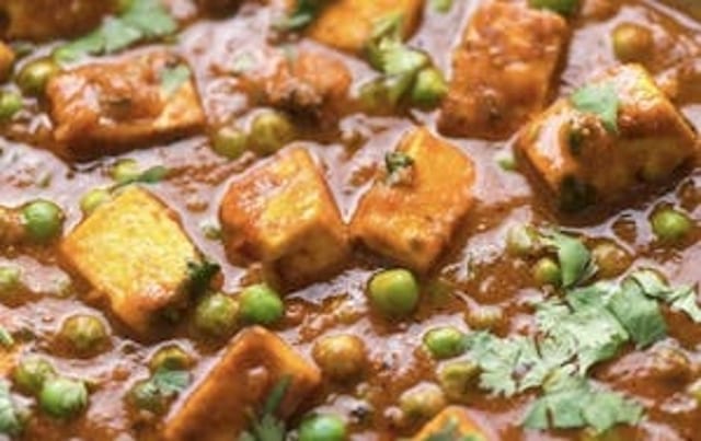 Mattar Paneer.