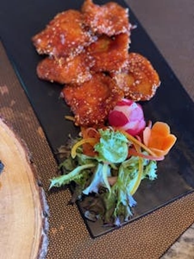 Crispy Chicken Honey & Sesame.