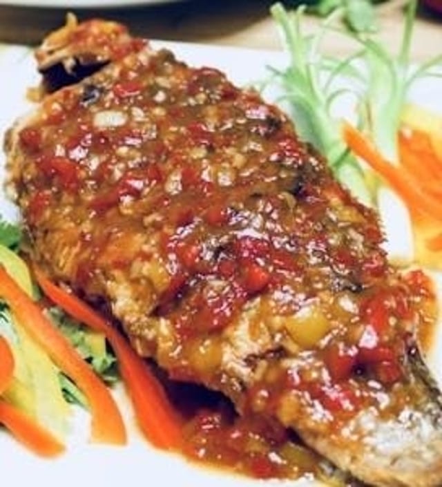 Red Snapper Hot Garlic.