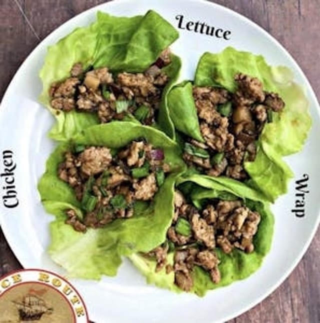 Lettuce Wraps w Chicken.