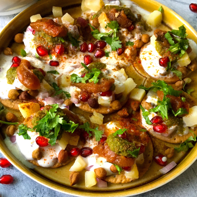 Aloo Papdi Chaat.