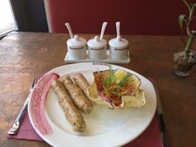 Chicken Seekh Kebab.