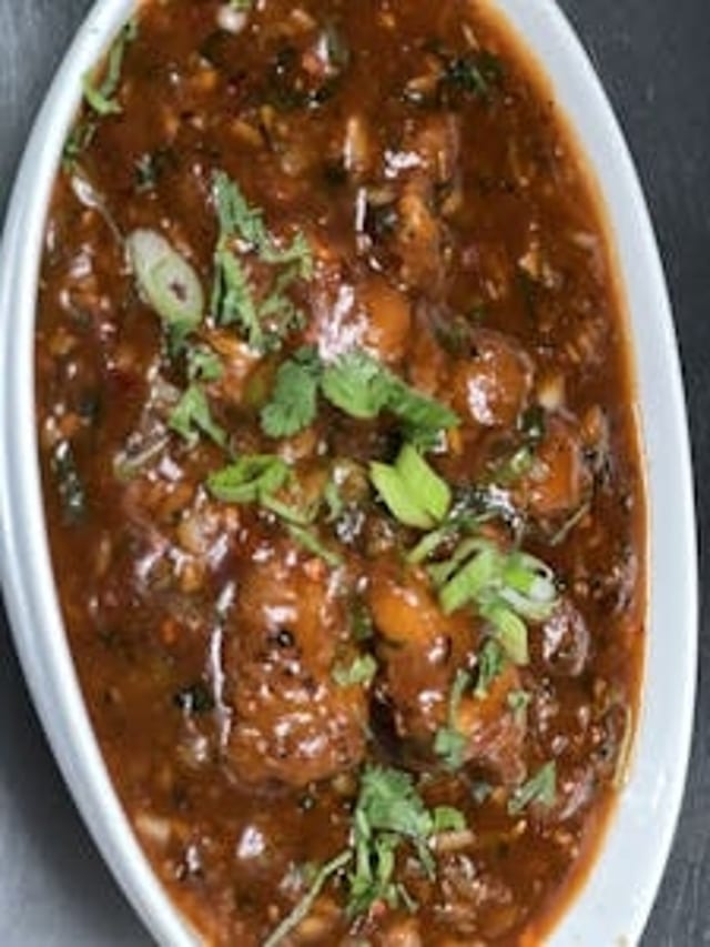 Chicken Manchurian.