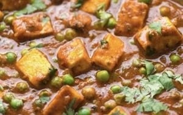Mattar Paneer.