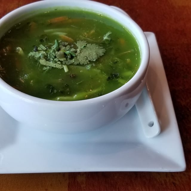 Lemon Coriander Soup.