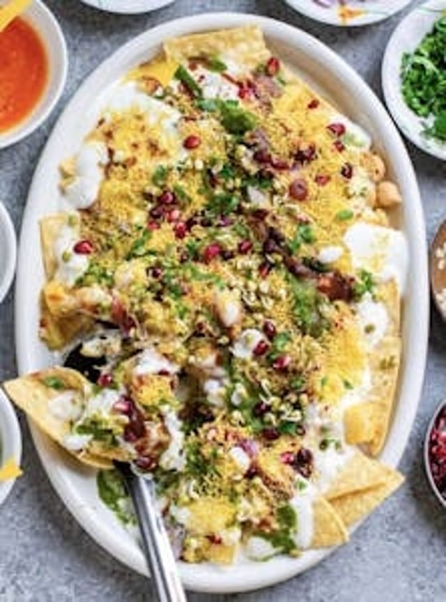 Aloo Papdi Chaat.