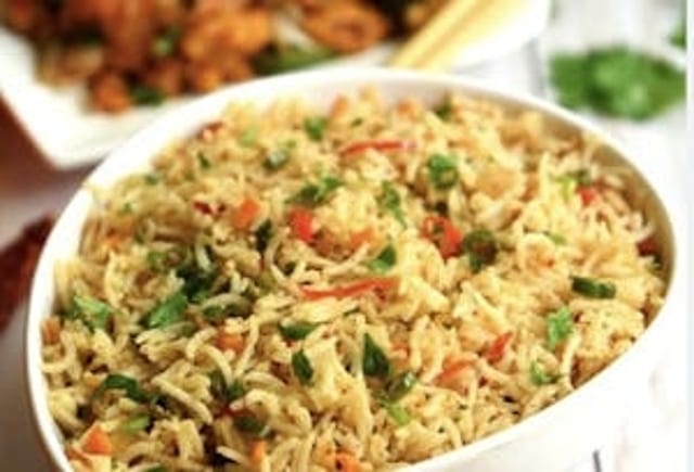 Chili Garlic Fried Rice (Chx).