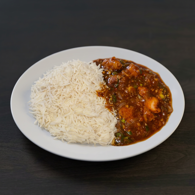 Chicken Manchurian.